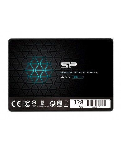 SILICON POWER SSD A55 128GB, 2.5", SATA III, 550-420MB/s 7mm, TLC SILICON POWER SSD A55 128GB, 2.5", SATA III, 550-420MB/s 7mm, TLC