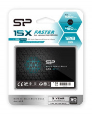 SILICON POWER SSD A55 128GB, 2.5", SATA III, 550-420MB/s 7mm, TLC