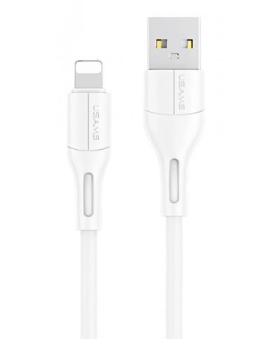 USAMS καλώδιο USB σε Lightning U68, 2A, 1m, λευκό USAMS καλώδιο USB σε Lightning U68, 2A, 1m, λευκό