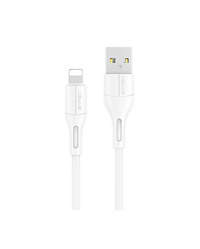 USAMS καλώδιο USB σε Lightning U68, 2A, 1m, λευκό