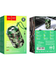 Hoco HC1 Trendy Sound Ηχείο Bluetooth 5W με Ραδιόφωνο και Διάρκεια Μπαταρίας έως 4 ώρες Camouflage Green