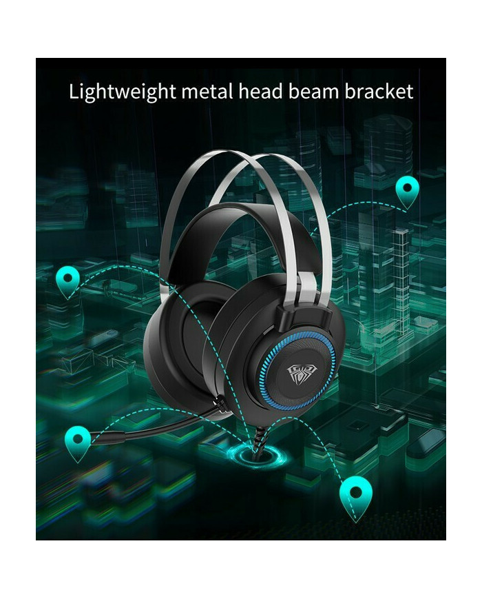 Aula S601USB Over Ear Gaming Headset (3.5mm / USB)