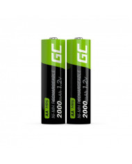 Μπαταρία Επαναφορτιζόμενη Green Cell GR06 HR6 2000 mAh size AA 1.2V Τεμ. 2