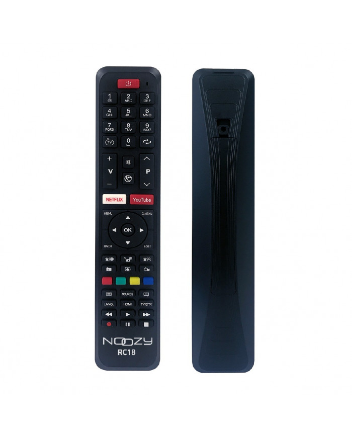 Τηλεχειριστήριο Noozy RC18 για Τηλεοράσεις Vestel, F&U, Telefunken, Turbo-X Άμεσης Αντικατάστασης χωρίς Προγραμματισμό