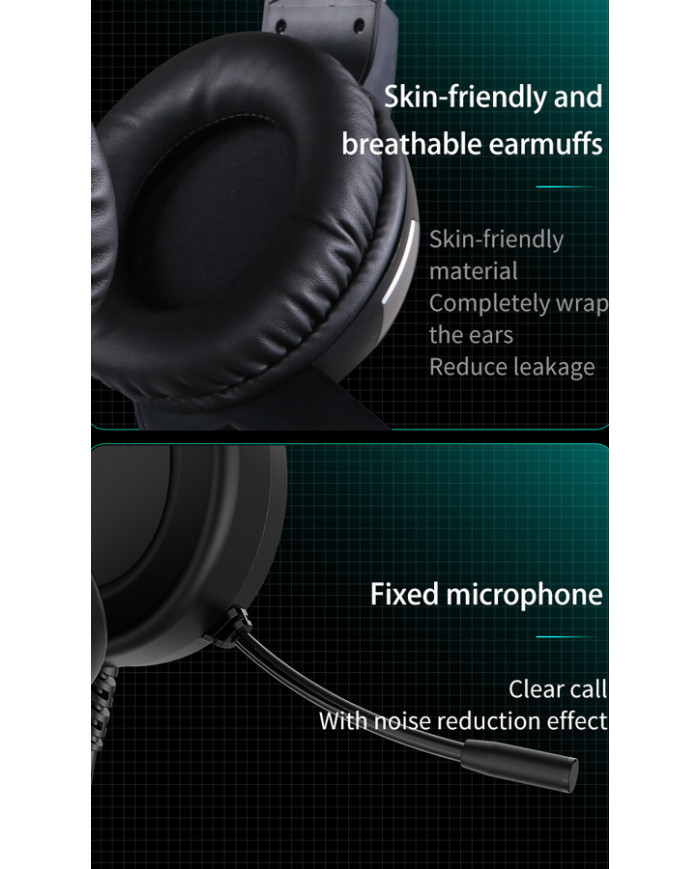 Aula S601USB Over Ear Gaming Headset (3.5mm / USB)