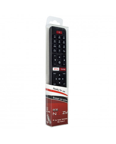 Τηλεχειριστήριο Noozy RC18 για Τηλεοράσεις Vestel, F&U, Telefunken, Turbo-X Άμεσης Αντικατάστασης χωρίς Προγραμματισμό