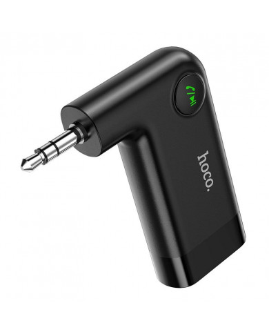 Wireless Transmitter Hoco E53 Dawn sound V.5.0 με Σύνδεση 3.5mm για Κλήσεις και Ακρόαση Μουσικής Μαύρο