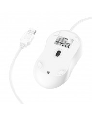 Ενσύρματο Ποντίκι Hoco GM13 Esteem 1600 DPI 3 Πλήκτρων Λευκό
