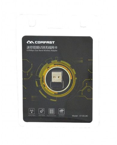 Wireless USB Adapter Comfast CF-WU811AC 650 Mbps Wireless USB Adapter Comfast CF-WU811AC 650 Mbps