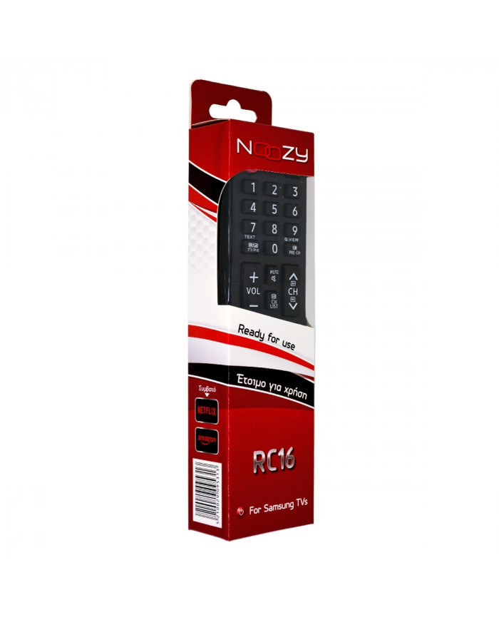 Τηλεχειριστήριο Noozy RC16 για Τηλεοράσεις Sony, Samsung, LG Άμεσης Αντικατάστασης χωρίς Προγραμματισμό