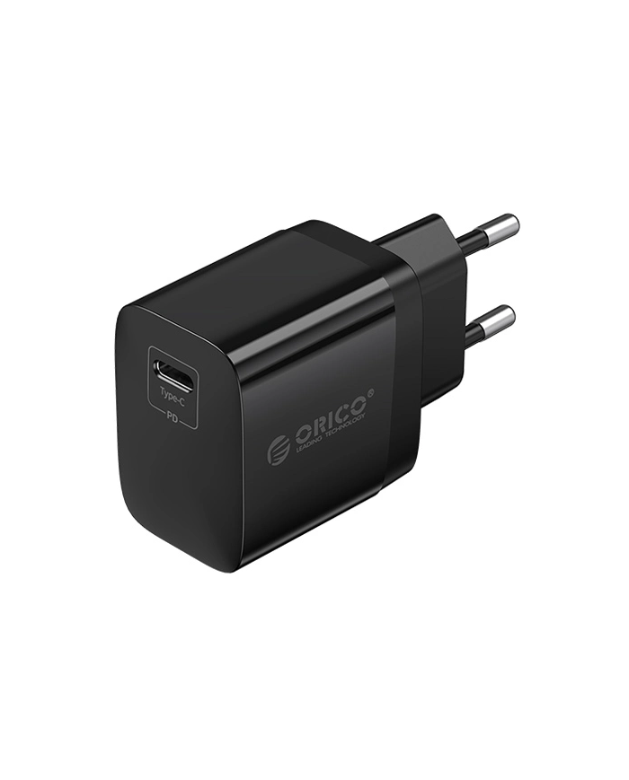 RICO φορτιστής τοίχου , USB-C, PD 20W, μαύρος