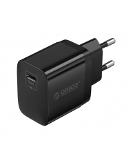RICO φορτιστής τοίχου , USB-C, PD 20W, μαύρος