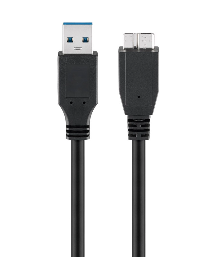 GOOBAY καλώδιο USB 3.0 σε USB 3.0 micro Τype B  1.8m, μαύρο