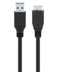 GOOBAY καλώδιο USB 3.0 σε USB 3.0 micro Τype B  1.8m, μαύρο