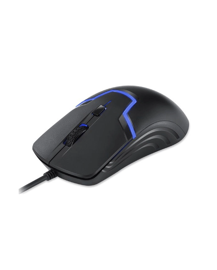 ROAR ενσύρματο gaming ποντίκι , oπτικό, 1600DPI, 4 πλήκτρα, μαύρο