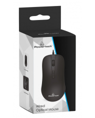 POWERTECH ενσύρματο ποντίκι , οπτικό, 1600DPI, μαύρο