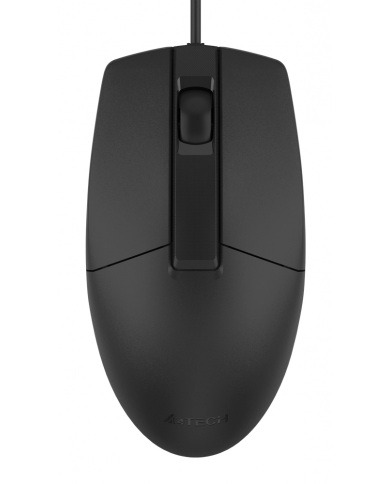 A4TECH ενσύρματο ποντίκι , 1200DPI, 3 πλήκτρα, μαύρο