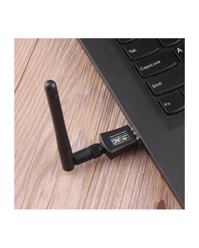 POWERTECH ασύρματος USB αντάπτορας , 600Mbps, 2.4/5GHz