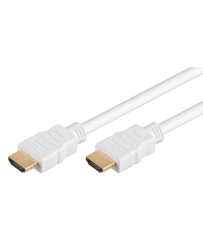 GOOBAY καλώδιο HDMI 2.0 με Ethernet , 18Gbit/s, 4K, 0.5m, λευκό