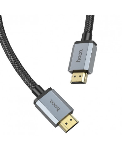 Καλώδιο σύνδεσης HDMI Hoco US03 HDMI 2.1 σε 8K 60Hz Ultra HD 48Gbps 1m Μαύρο