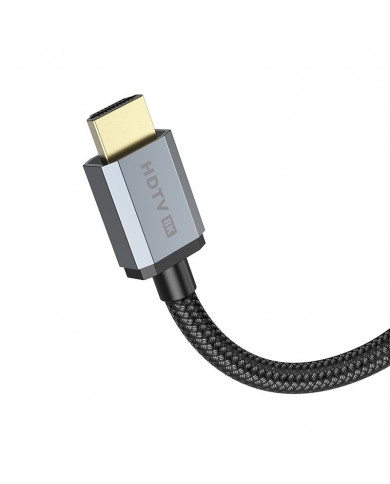 Καλώδιο σύνδεσης HDMI Hoco US03 HDMI 2.1 σε 8K 60Hz Ultra HD 48Gbps 1m Μαύρο