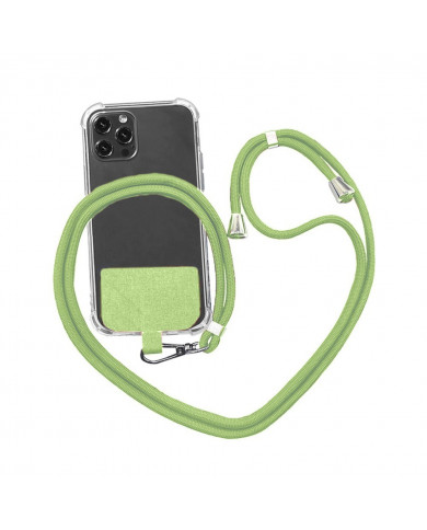 Universal Λουράκι Λαιμού για Θήκη Κινητού Ανοιχτό Πράσινο