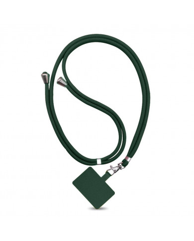 Universal Λουράκι Λαιμού για Θήκη Κινητού Σκούρο Πράσινο