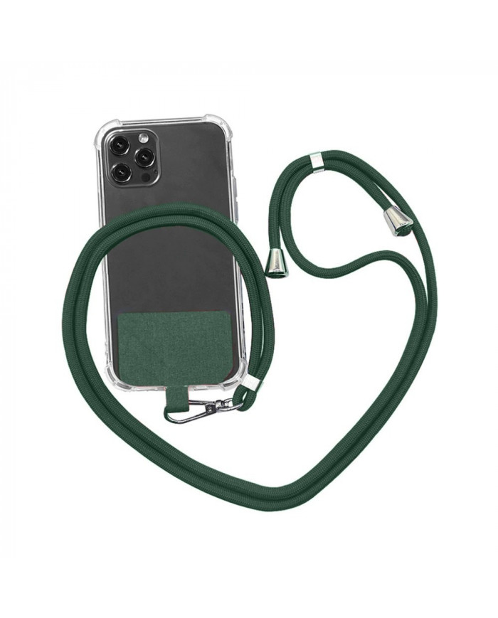 Universal Λουράκι Λαιμού για Θήκη Κινητού Σκούρο Πράσινο