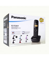 Ασύρματο Ψηφιακό Τηλέφωνο Panasonic KX-TG1611GRG Μαύρο-Ασημί