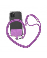 Universal Λουράκι Λαιμού για Θήκη Κινητού Λιλά