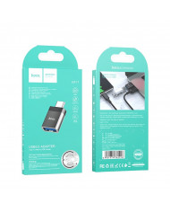Αντάπτορας Hoco UA17 USB-C σε USB 3.0 με Λειτουργία OTG και Δυνατότητα Φόρτισης 5V / 2A Μαύρο