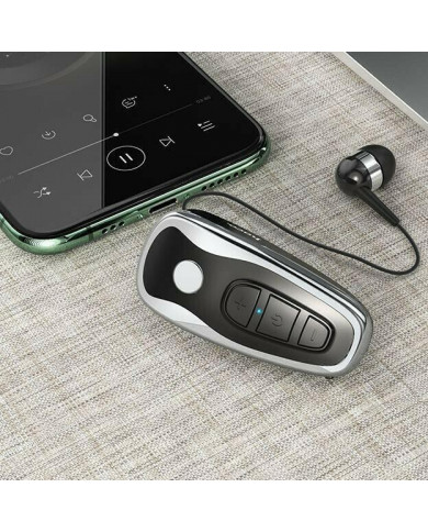 Bluetooth Hands Free Hoco RT07 Bluetooth V.5.0 με Δόνηση Multi Pairing Μαύρο