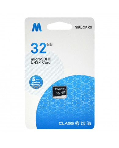 Κάρτα Μνήμης MiWorks MicroSDHC 32GB Class 10 UHS-I U1