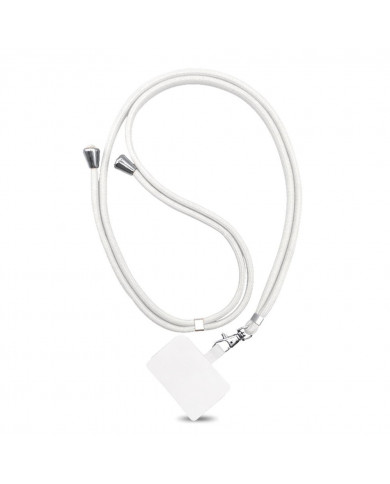 Universal Λουράκι Λαιμού για Θήκη Κινητού Λευκό