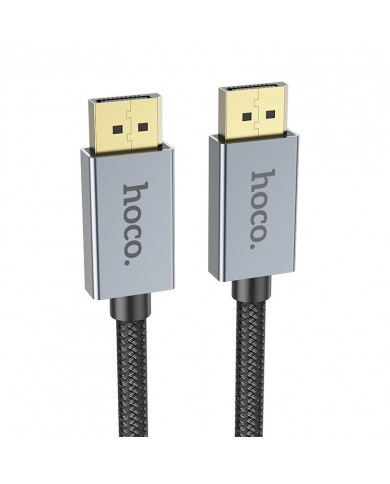 Καλώδιο Hoco US04 Display Port 1.4 σε 8K Ultra HD 60Hz 32.4Gbps 1μ. Μαύρο Καλώδιο Hoco US04 Display Port 1.4 σε 8K Ultra HD 60Hz 32.4Gbps 1μ. Μαύρο