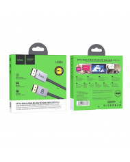 Καλώδιο Hoco US04 Display Port 1.4 σε 8K Ultra HD 60Hz 32.4Gbps 1μ. Μαύρο