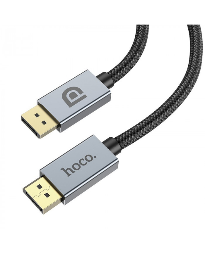 Καλώδιο Hoco US04 Display Port 1.4 σε 8K Ultra HD 60Hz 32.4Gbps 1μ. Μαύρο