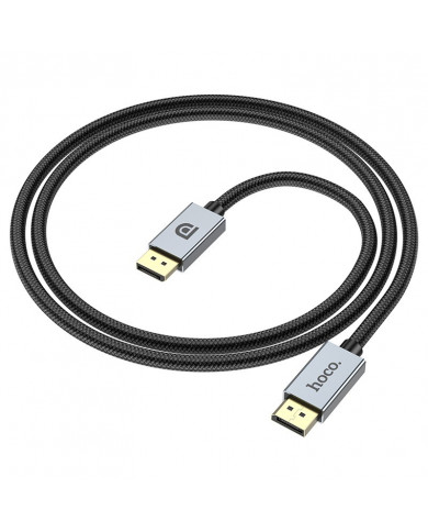 Καλώδιο Hoco US04 Display Port 1.4 σε 8K Ultra HD 60Hz 32.4Gbps 1μ. Μαύρο