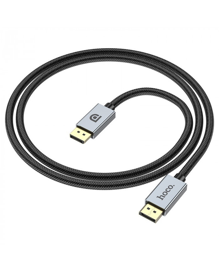 Καλώδιο Hoco US04 Display Port 1.4 σε 8K Ultra HD 60Hz 32.4Gbps 1μ. Μαύρο