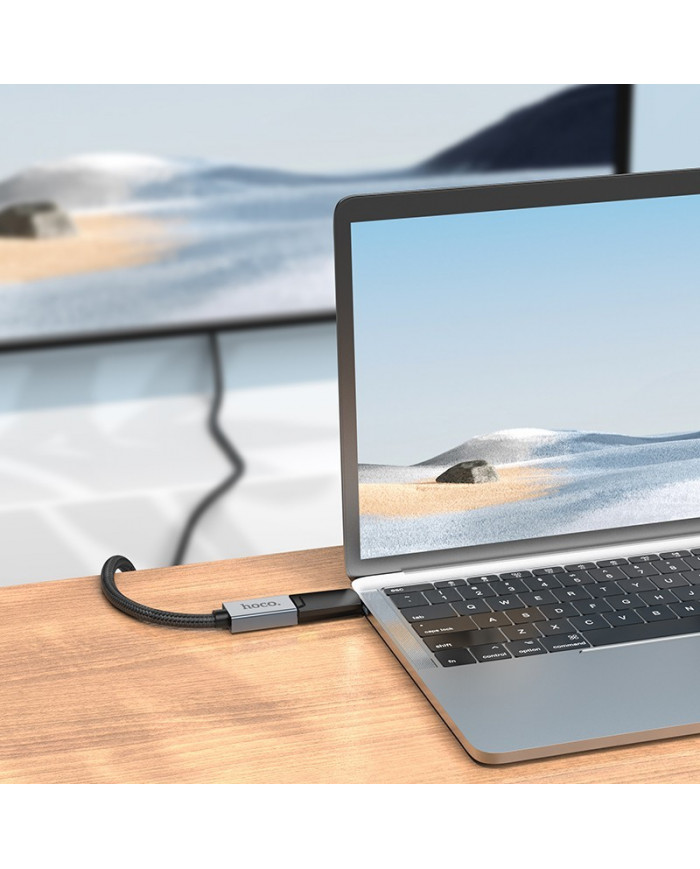 Καλώδιο Hoco US04 Display Port 1.4 σε 8K Ultra HD 60Hz 32.4Gbps 1μ. Μαύρο