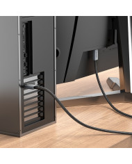 Καλώδιο Hoco US04 Display Port 1.4 σε 8K Ultra HD 60Hz 32.4Gbps 1μ. Μαύρο