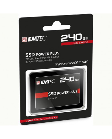 Σκληρός Δίσκος Emtec X150 Power Plus SSD 240GB 2.5" Σκληρός Δίσκος Emtec X150 Power Plus SSD 240GB 2.5"