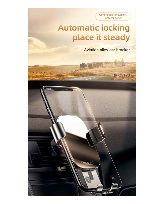 JOYROOM βάση smartphone για αυτοκίνητο JR-ZS198, μαύρη