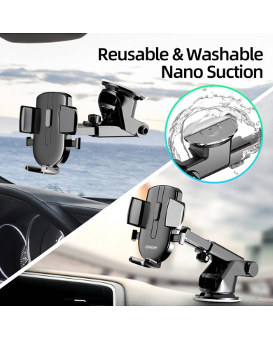 JOYROOM βάση smartphone αυτοκινήτου JR-OK3 για ταμπλό/παρμπρίζ, μαύρη