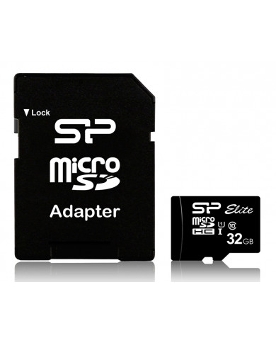 SILICON POWER κάρτα μνήμης Elite microSDXC UHS-1, 32GB, Class 10 SILICON POWER κάρτα μνήμης Elite microSDXC UHS-1, 32GB, Class 10