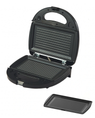 BRUNO Τοστιέρα , με αποσπώμενες πλάκες, αντικολλητική, 750w