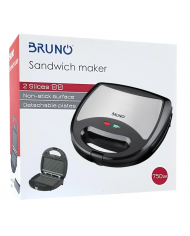 BRUNO Τοστιέρα , με αποσπώμενες πλάκες, αντικολλητική, 750w