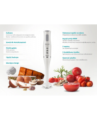 BRUNO ραβδομπλέντερ B, 2 ταχύτητες, 500W, λευκό