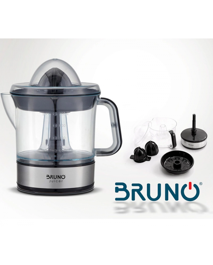 BRUNO ηλεκτρικός στίφτης  με χωρητικότητα 700ml, 40W, inox-μαύρο