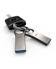 SILICON POWER USB Flash Drive Jewel 80, 64GB, USB 3.2, Titanium